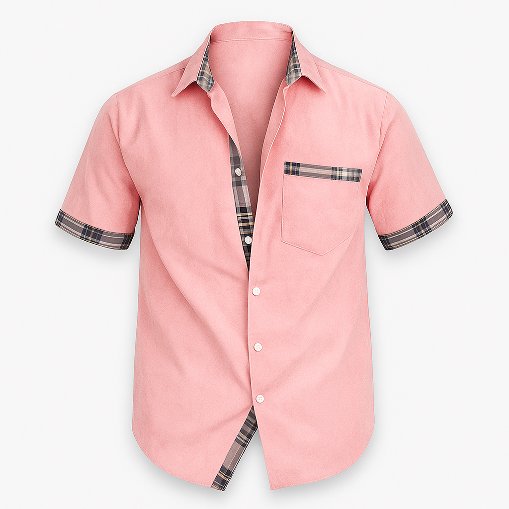 Short shirt sleeve pink