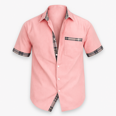 Short shirt sleeve pink