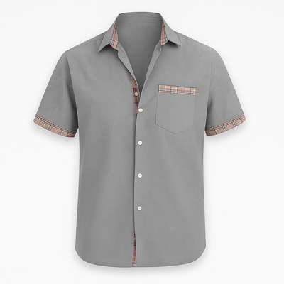 Short shirt sleeve gray