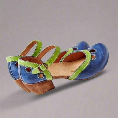 Sandalias de cuña de mujer cómodas y elegantes, zapatos de verano.