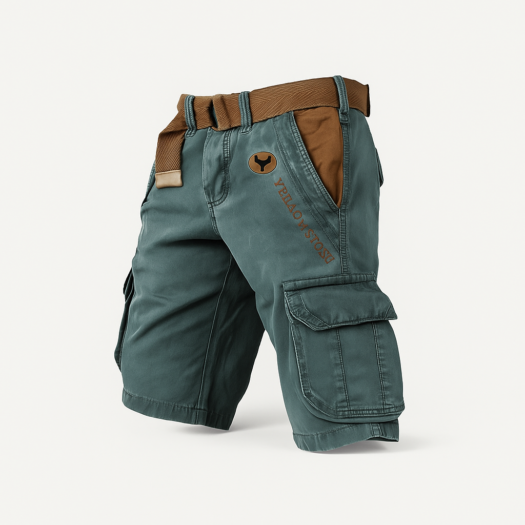 Cargo shorts dark green