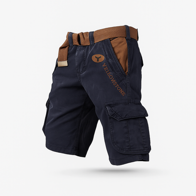 Cargo shorts marine blue