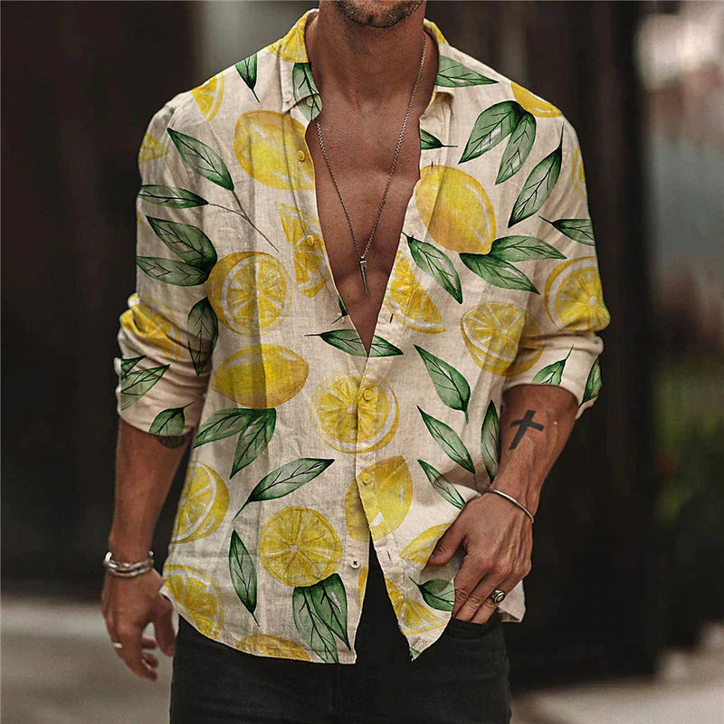 Camisa estampada de hombre: ligera y fresca para el verano.