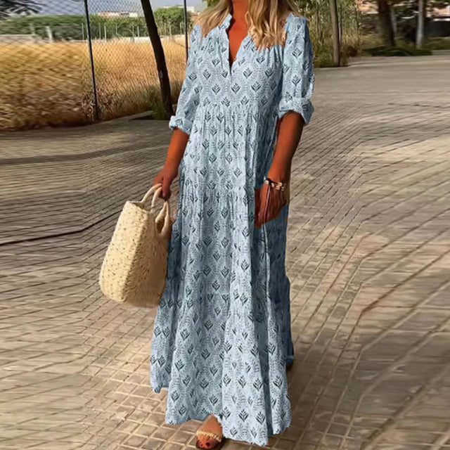 Olivia - Vestido bohemio chic para vacaciones en la playa