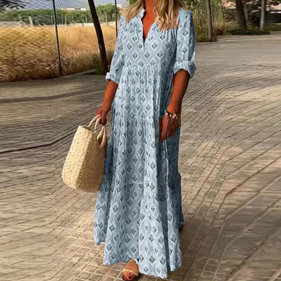 Olivia - Vestido bohemio chic para vacaciones en la playa