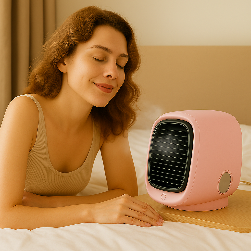 AIRLOOM | Humidificador y enfriador de aire portátil 2 en 1