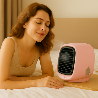 AIRLOOM | Humidificador y enfriador de aire portátil 2 en 1