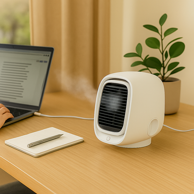 AIRLOOM | Humidificador y enfriador de aire portátil 2 en 1
