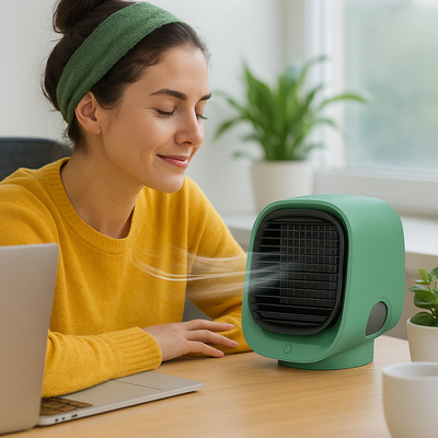 AIRLOOM | Humidificador y enfriador de aire portátil 2 en 1