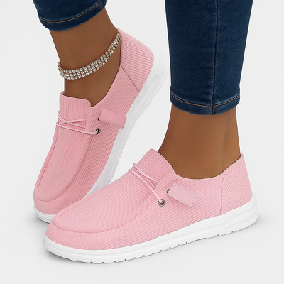 Shoe pink with model