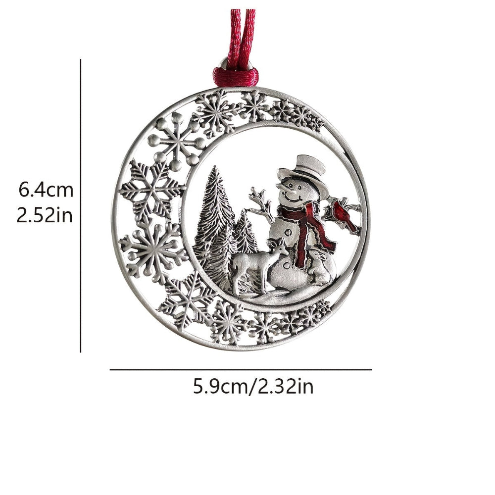 Metal asılı ağaçlar için Noel süslemeleri Noel süsleri