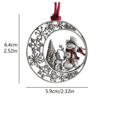 Metal asılı ağaçlar için Noel süslemeleri Noel süsleri