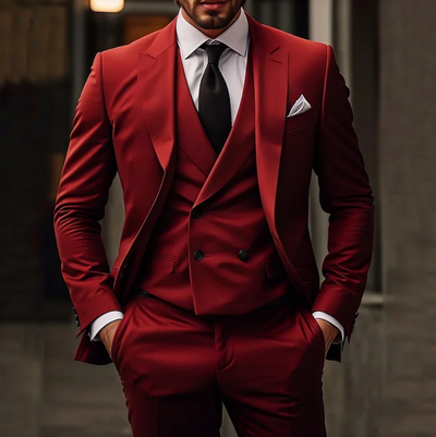 Chaqueta de traje de tres piezas para hombre Thorpe