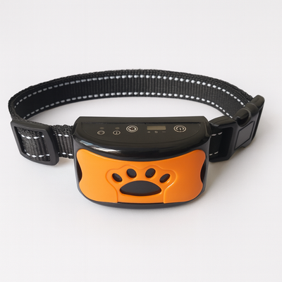 Anti-barking collar orange
