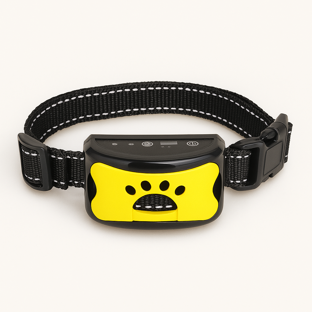 Anti-barking collar  yellow