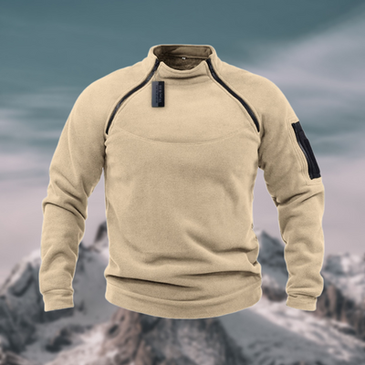 Suéter polar táctico cortavientos para hombre