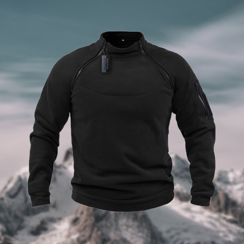 Suéter polar táctico cortavientos para hombre