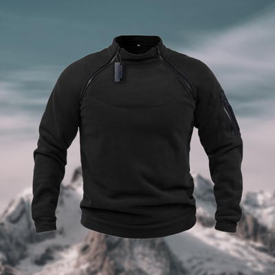 Suéter polar táctico cortavientos para hombre