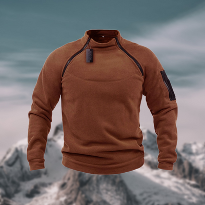 Suéter polar táctico cortavientos para hombre