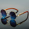 RetroShade – Gafas de sol ovaladas de metal para hombre