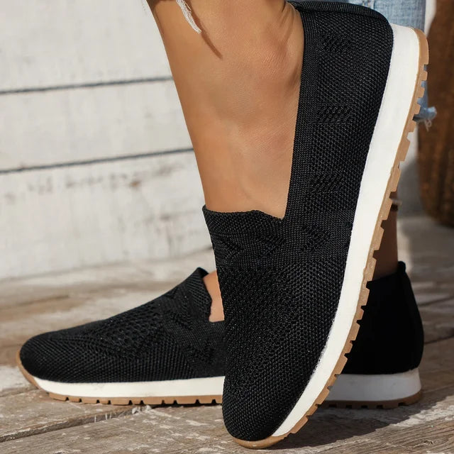 Olivia - Mocasines ortopédicos para mujer - Zapatos cómodos sin cordones - Transpirables y antideslizantes