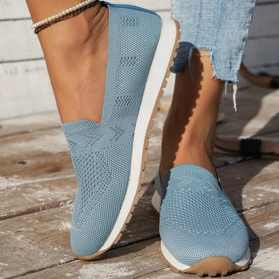 Olivia - Mocasines ortopédicos para mujer - Zapatos cómodos sin cordones - Transpirables y antideslizantes