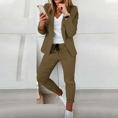 Valor | Blazer a medida y pantalones cómodos con cordón