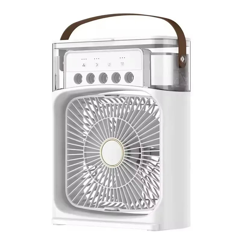 Ventilador portátil 3 en 1 con nebulizador y enfriador de aire