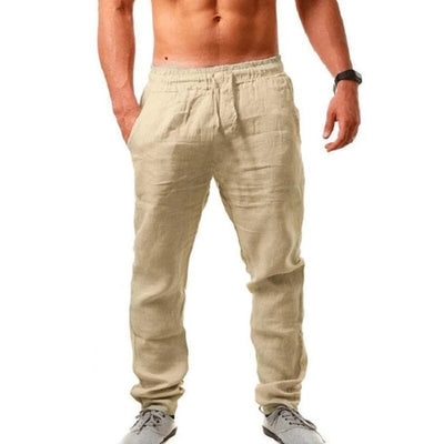 Pantalones de lino transpirables para hombre | Perfectos para primavera/verano