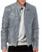 Veste de moto en cuir pour homme - Erwan