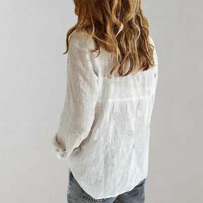 Blusa de algodón para mujer