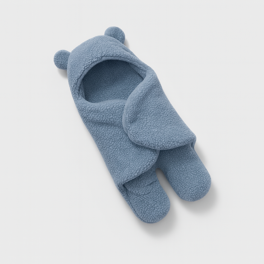 Baby swaddle blue