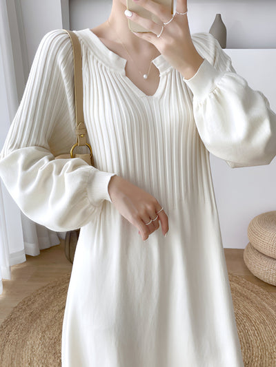 Vestido de punto para mujer de otoño e invierno | Perfecto para primavera/verano