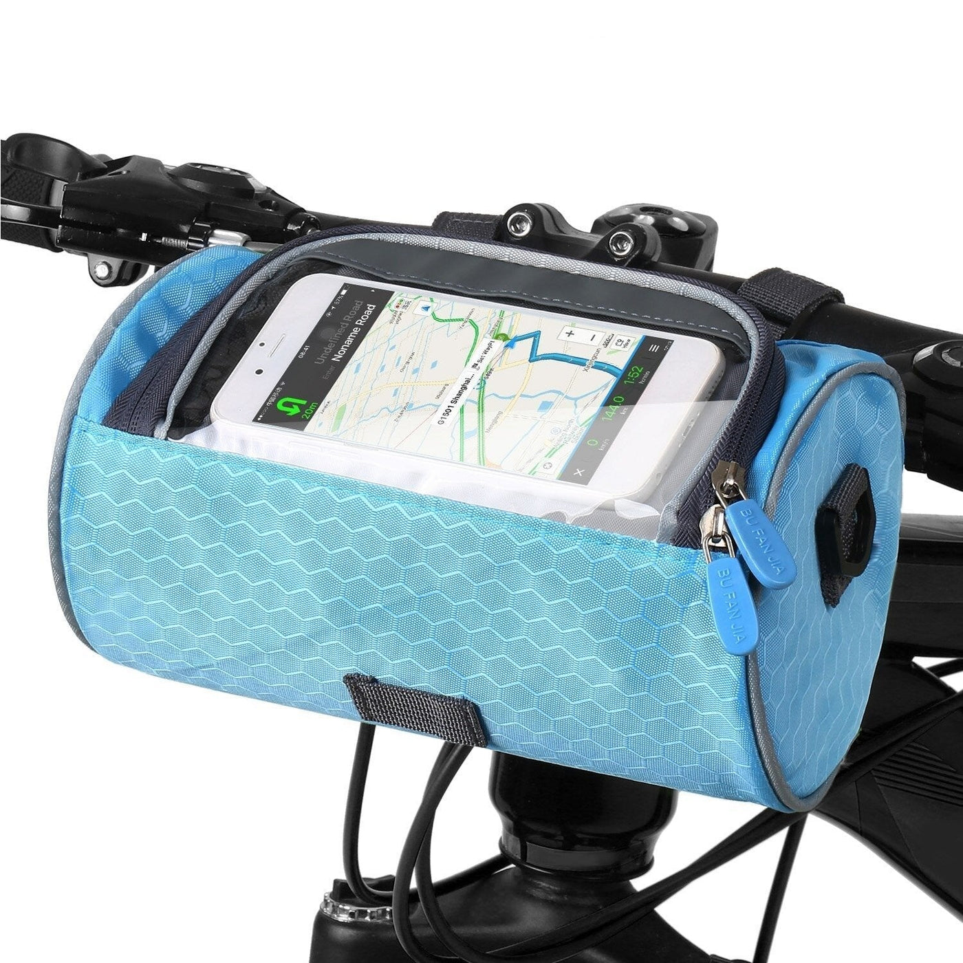 Bolsa para bicicleta con pantalla táctil, resistente a salpicaduras y multifuncional, se adapta a todas las bicicletas.