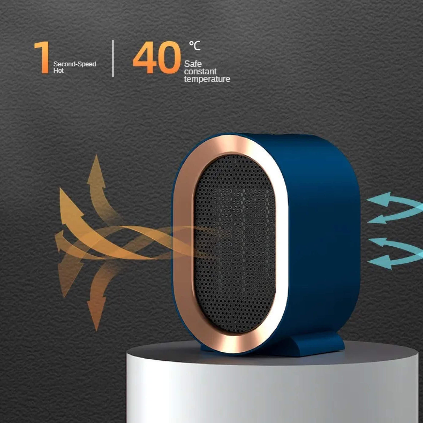CopperGlow - Calefactor eléctrico portátil | Calefactor eficiente en energía para el hogar