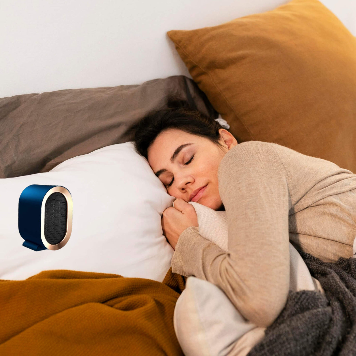 CopperGlow - Calefactor eléctrico portátil | Calefactor eficiente en energía para el hogar