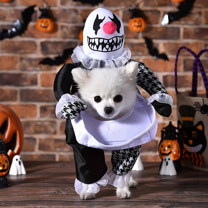 Köpek için Cadılar Bayramı Kostümü - Palyaço