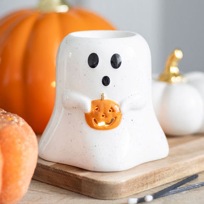 BooBurner - Bruciatore di olio fantasma bianco incantevole
