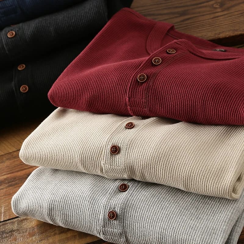 Camisa clásica de manga larga para hombre