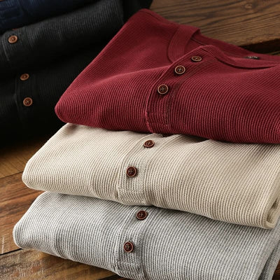 Camisa clásica de manga larga para hombre