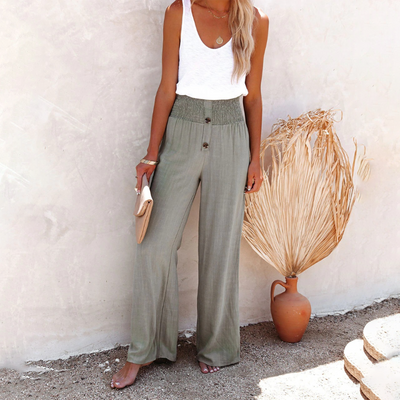 FARA | Pantalones elegantes de cintura alta