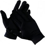 Gants noirs en latex, protection jetable, hygiène, sécurité, usage médical, nettoyage, ajustement confortable, taille unique, sans poudre.
