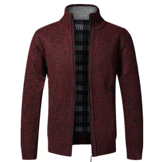 Enrich - Chaqueta de punto de polar de algodón