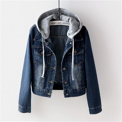 Veste en jean Anneke pour femme | Look décontracté pour tous les jours | Capuche amovible