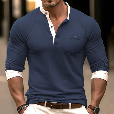 FlexFit – Camisa elegante de manga larga para hombre