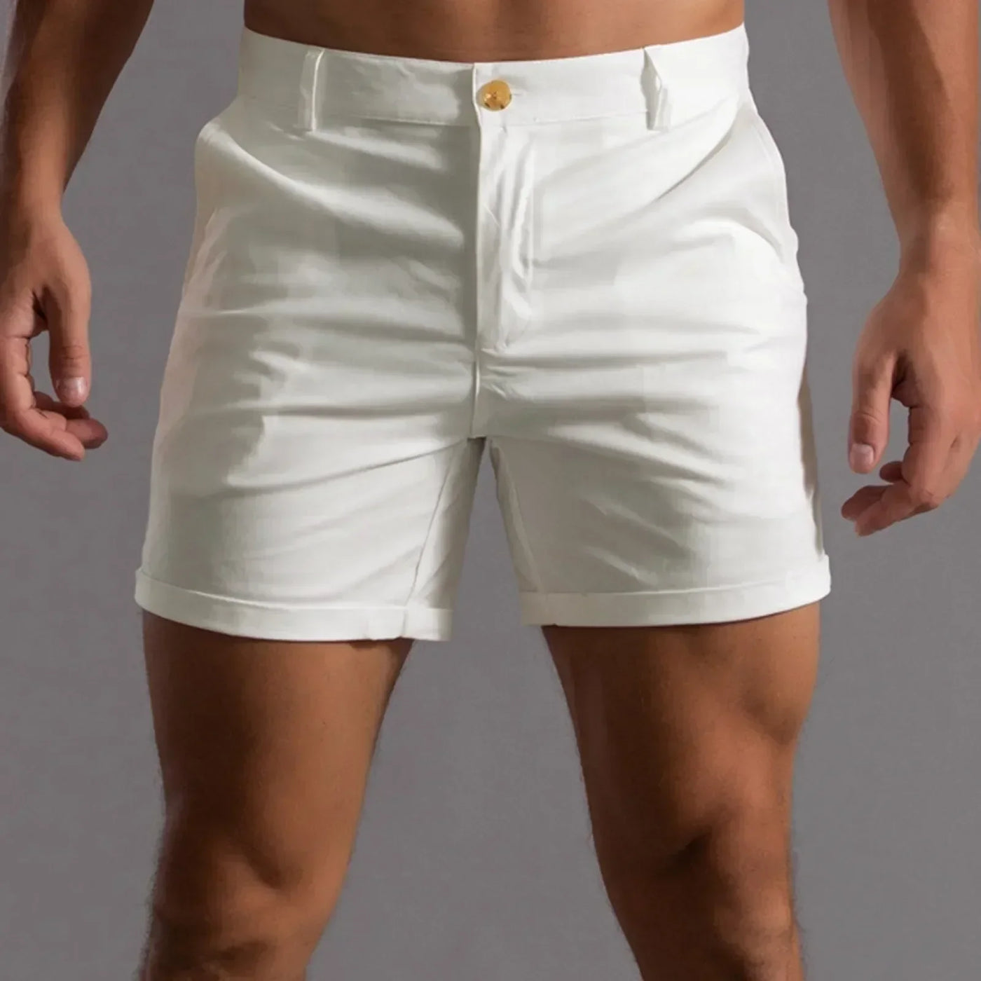 Marvis - Short chino pour homme - Short d'été - Confort décontracté
