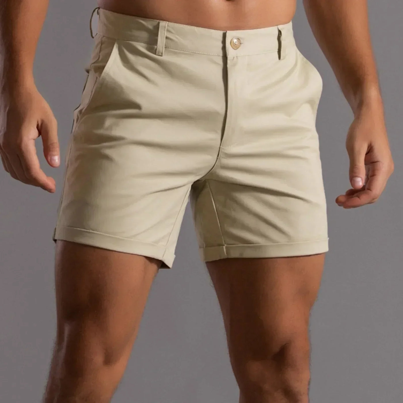 Marvis - Short chino pour homme - Short d'été - Confort décontracté