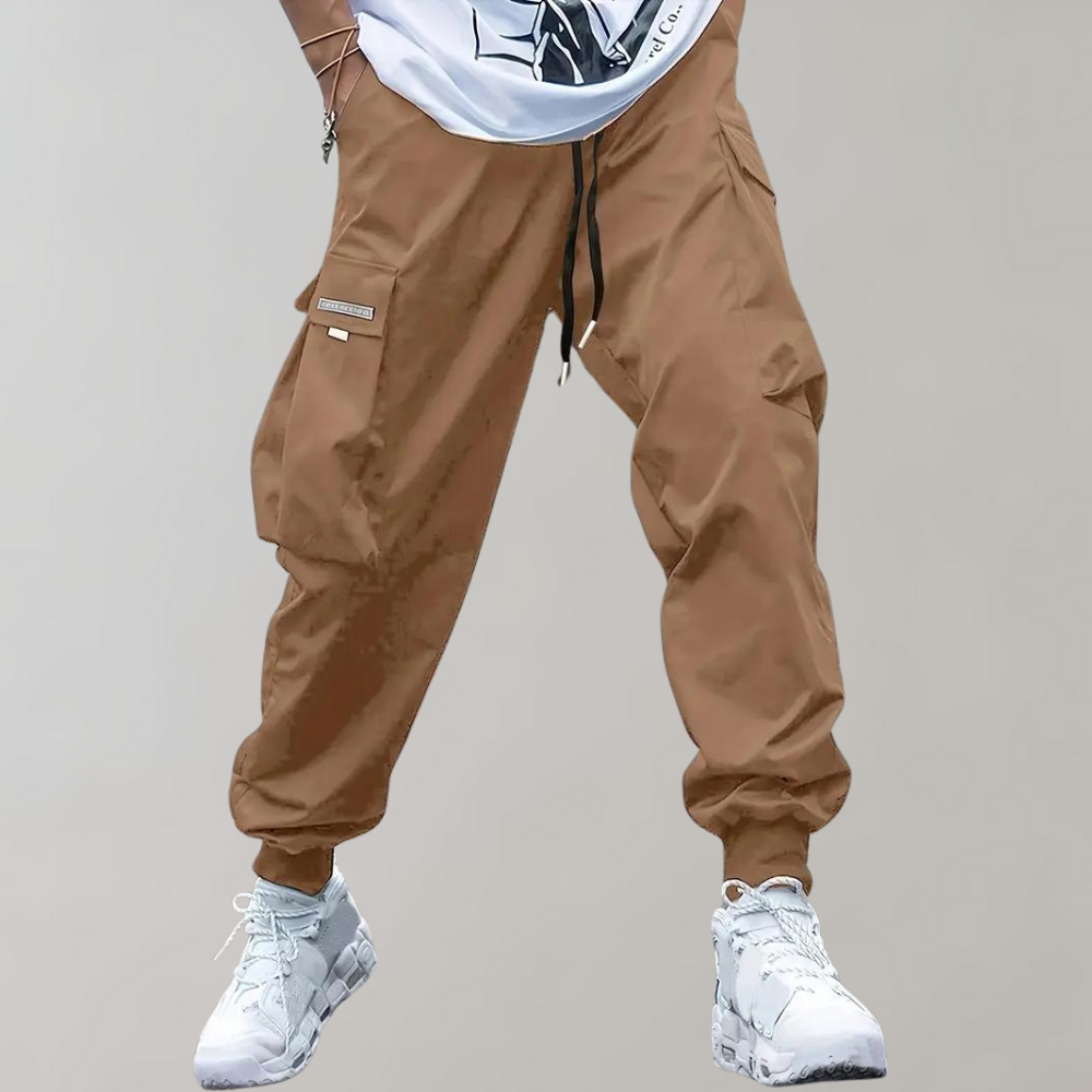 Pantalon cargo polyvalent pour hommes avec jambes serrées