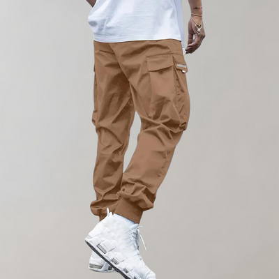 Pantalon cargo polyvalent pour hommes avec jambes serrées