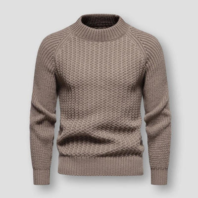 Sudadera de punto gofre de alta calidad para hombre